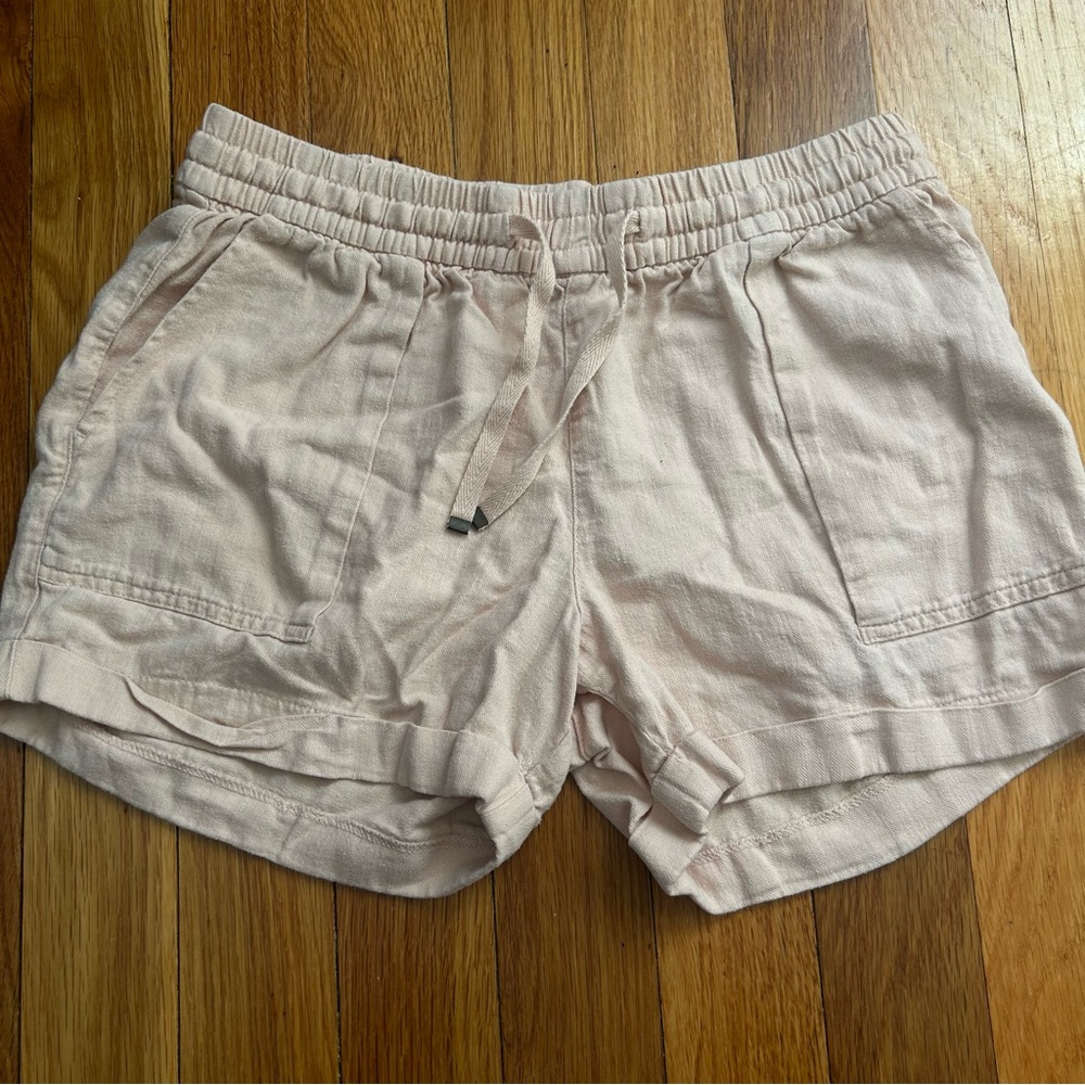 Light Pink Small Petite Old Navy Shorts with Elastic Waist